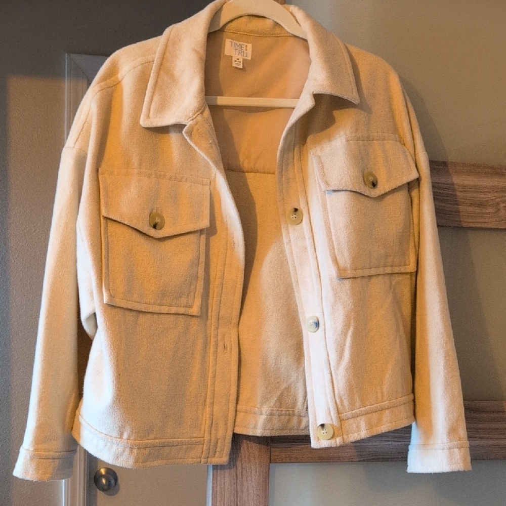 Time and Tru Tan Shacket